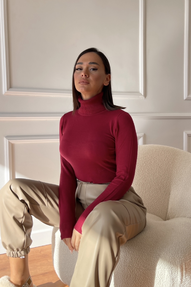 Προϊόν: Μακρυμάνικη Μπλούζα Ζιβάγκο - Μπορντό Μακρυμάνικη Μπλούζα Ζιβάγκο - Μπορντό