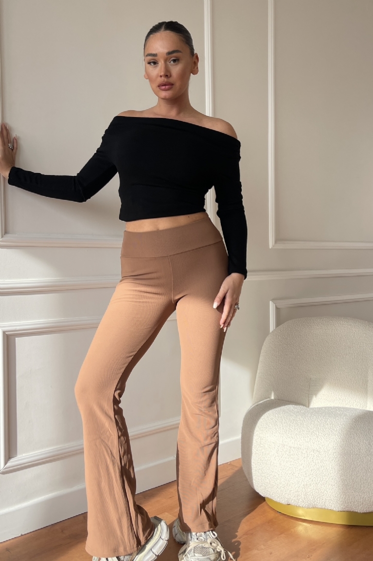 Προϊόν: Κολάν Flare Με Λάστιχο Κολάν Flare Με Λάστιχο