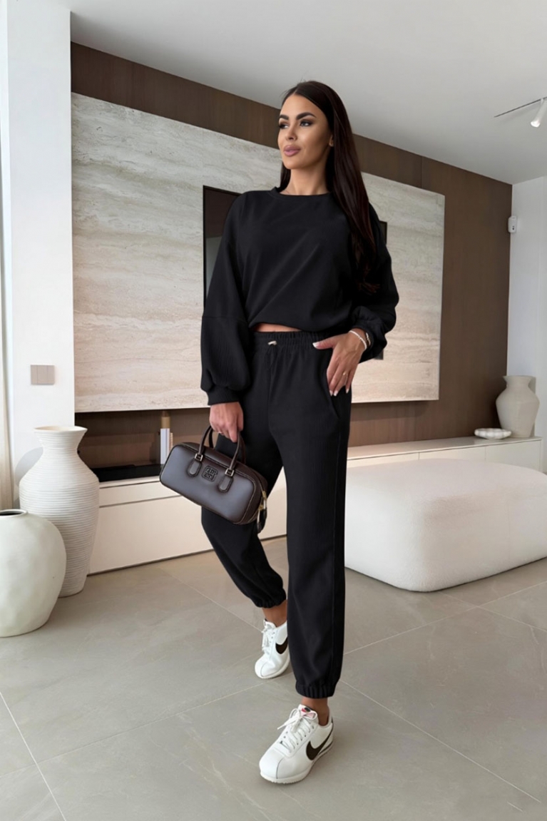 Σετ Φόρμας Παντελόνι & Μπλούζα - Μαύρο