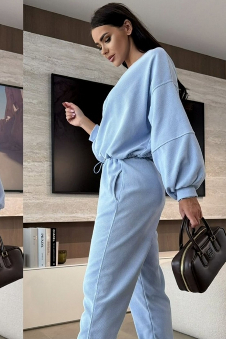 Σετ Φόρμας Παντελόνι & Μπλούζα - Γαλάζιο