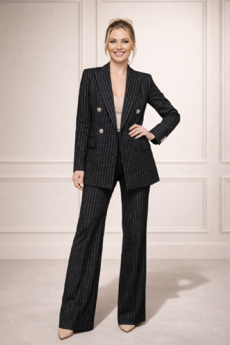 Σετ Παντελόνι & Σακάκι ΡΙΓΕ - Μαύρο