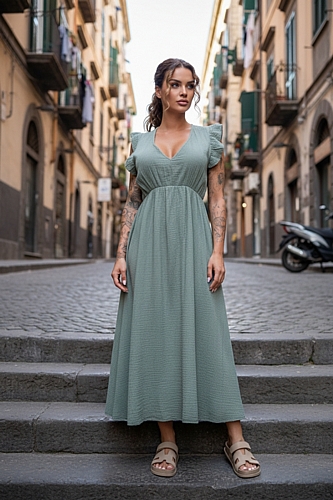 Midi Φόρεμα με 